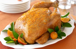 Orange Ginger Roast Chicken