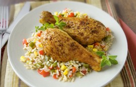 Easy Chicken and Brown Rice