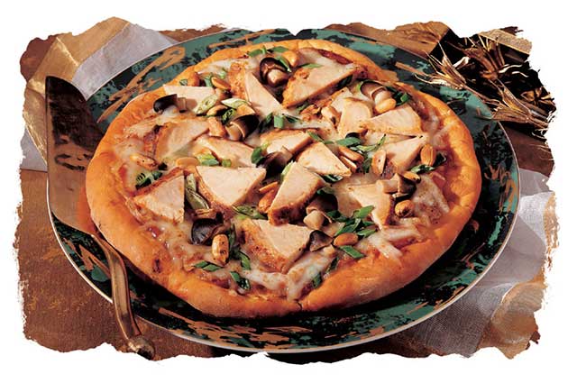 Thai Turkey Pizza