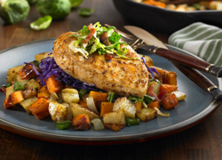 HARVESTLAND® Chicken Breast with Sweet Potato and Brussels Sprout Hash