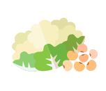 Vegetables per serving icon