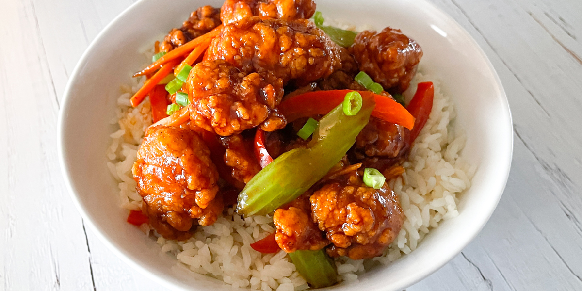 General Tso Rice Box General Tso Chicken and Vegetable Rice Bowl | Perdue Foodservice