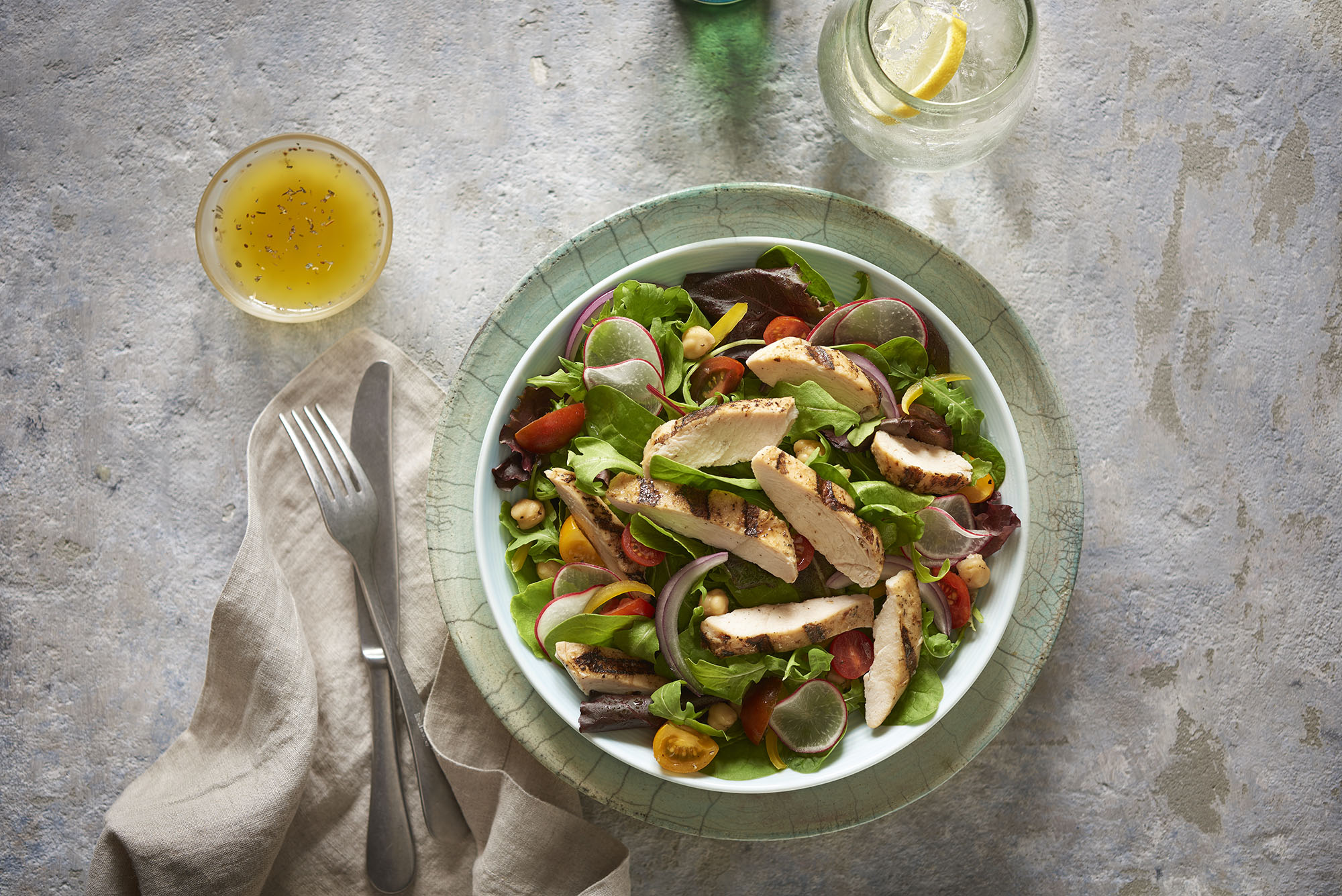 Grilled Chicken Strip Salad V2