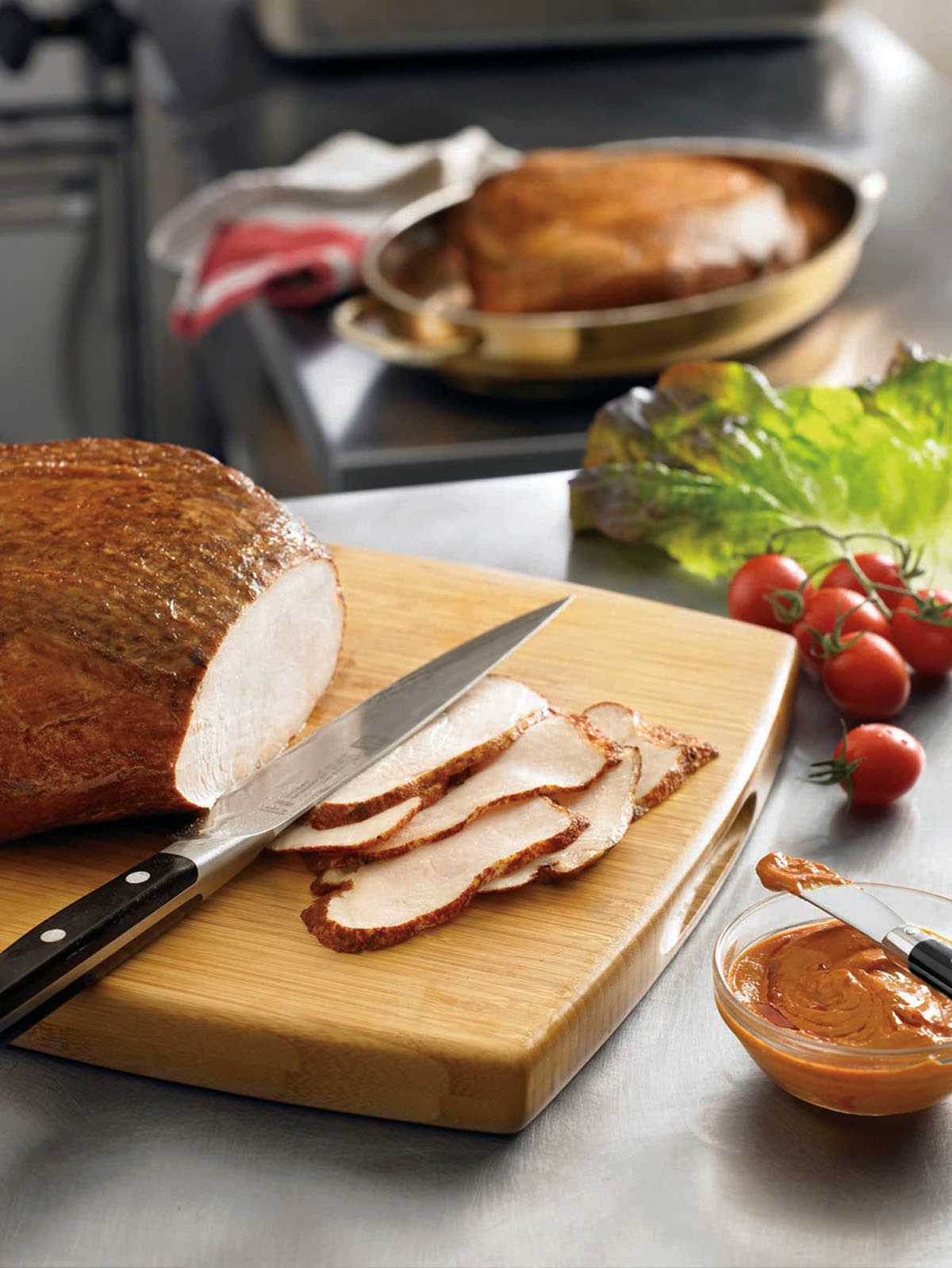 PERDUE<sup>®</sup> NO ANTIBIOTICS EVER 5 Star Golden Browned Pan-Roasted  Skin-On Turkey Breast, 2 lobes<br/>(75048)