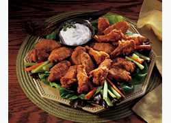 PERDUE® NO ANTIBIOTICS EVER, Fully Cooked, Homestyle, Breaded, KICK 'N WINGS®, 1st and 2nd Sections,…<br/>(82035)